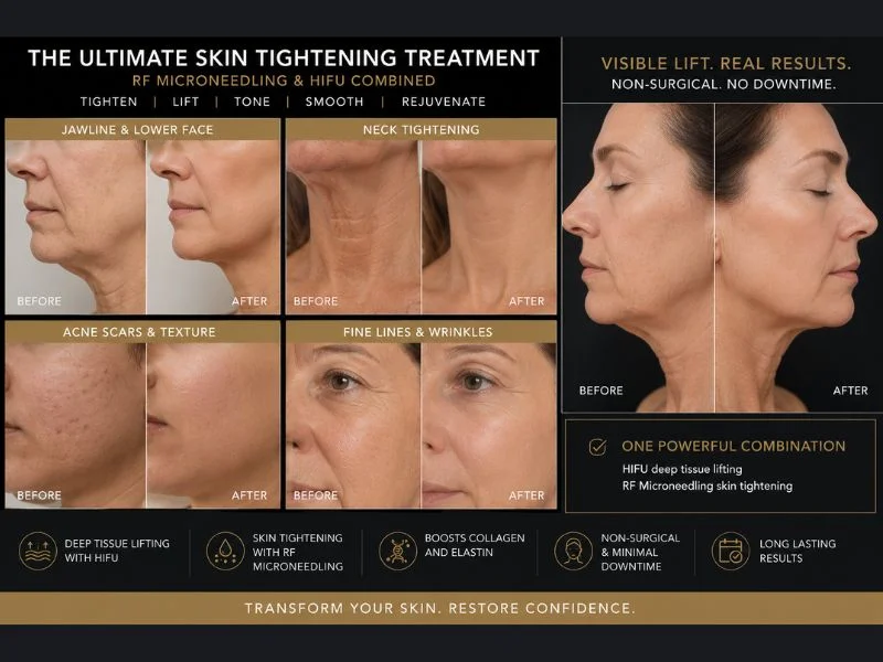 Results of combined treatment for the ultimate skin tightening treatment Rotherham
